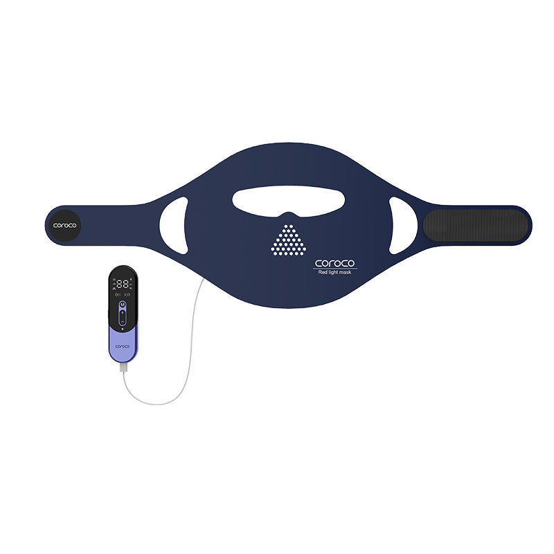LED Photon Facial Mask Rejuvenation Device with Red and Blue Light Therapy