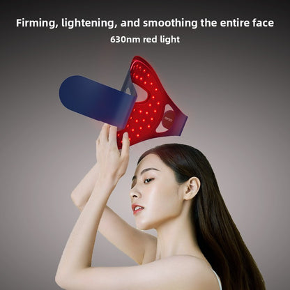 LED Photon Facial Mask Rejuvenation Device with Red and Blue Light Therapy