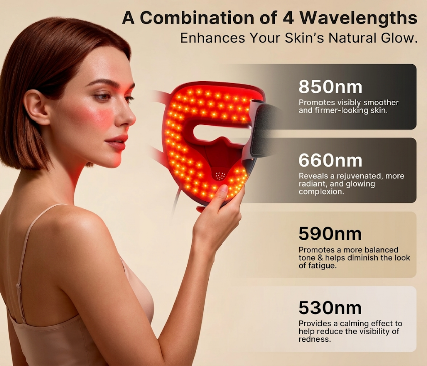 VELARIY Pro-Matrix 328™ LED Facial Therapy Mask